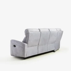 Narożniki| Narożnik z funkcją relaksu szary MILA lewy