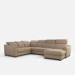 Trend Line Narożnik z funkcją relaksu szary CORBY lewy