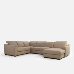 Trend Line Narożnik z funkcją relaksu szary CORBY lewy