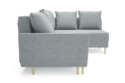 Narożniki|Fresh Narożnik z funkcją spania ciemnoszary MONACO