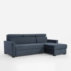 Narożniki|Exline Narożnik z funkcją spania szaroniebieski FEN