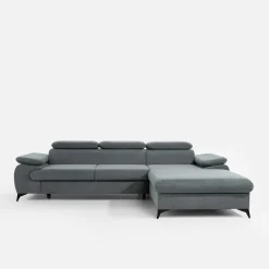 New Form Narożnik z funkcją spania SCALA prawy szary