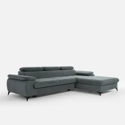 New Form Narożnik z funkcją spania SCALA prawy szary