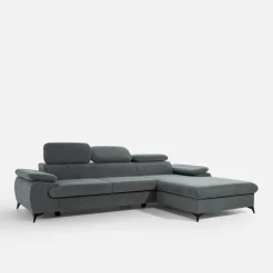 New Form Narożnik z funkcją spania SCALA prawy szary