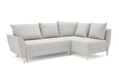 Fresh Narożnik z funkcją spania szarobeżowy MONACO