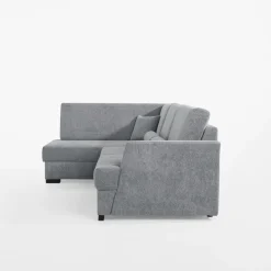 Narożniki|FN Design Narożnik z podnoszonym oparciem szary ELTON lewy