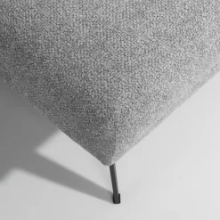 Werdomo Narożnik z regulacją siedziska szary CAMPINA MINI prawy