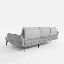 Werdomo Narożnik z regulacją siedziska szary CAMPINA MINI prawy