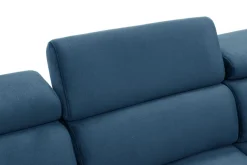 Instilo Narożnik z regulacją zagłówków niebieski MAROLA lewy