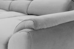 Narożniki|Instilo Narożnik z regulacją zagłówków jasnoszary MAROLA prawy