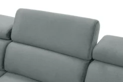 Instilo Narożnik z regulacją zagłówków szary MAROLA prawy