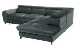 Instilo Narożnik z regulacją zagłówków grafitowy MAROLA lewy