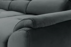 Instilo Narożnik z regulacją zagłówków grafitowy MAROLA prawy