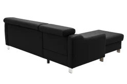 Narożniki|Trend Line Narożnik z regulacją zagłówków czarny ASTI lewy