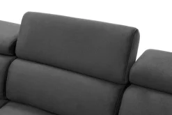 Narożniki|Instilo Narożnik z regulacją zagłówków grafitowy MAROLA prawy