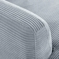 Werdomo Narożnik z regulowanym siedziskiem szary ALISSON S prawy