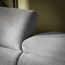 Narożniki|Werdomo Narożnik z regulowanym siedziskiem szary ALISSON S lewy