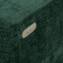 Werdomo Narożnik z regulowanym siedziskiem SAVINON S butelkowa zieleń lewy