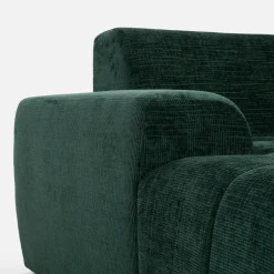 Werdomo Narożnik z regulowanym siedziskiem SAVINON S butelkowa zieleń lewy