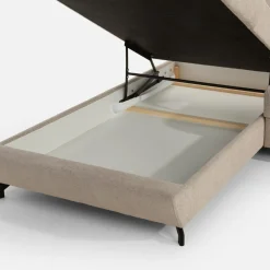 Instilo Narożnik z regulowanymi zagłówkami szary LARA prawy