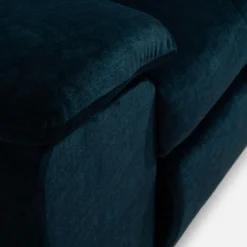 Narożniki|inny Narożnik z regulowanymi zagłówkami granatowy CRYSTAL prawy