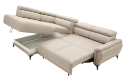 Werdomo Narożnik z regulowanymi zagłówkami ATLANTA lewy