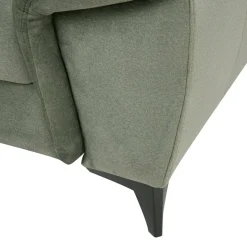 Narożniki|Werdomo Narożnik z regulowanymi zagłówkami zielony MOCCA II lewy