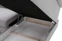 Narożniki|Werdomo Narożnik z regulowanymi zagłówkami szary GIO prawy