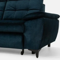 Narożniki|inny Narożnik z regulowanymi zagłówkami granatowy CRYSTAL lewy