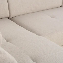 Narożniki|inny Narożnik z regulowanymi zagłówkami beżowy LUTON lewy