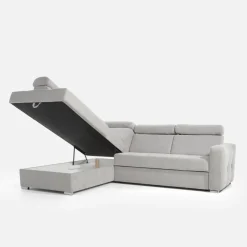 Narożniki|inny Narożnik z regulowanymi zagłówkami szary LENA lewy