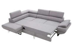 Narożniki|Werdomo Narożnik z regulowanymi zagłówkami szary GIO lewy