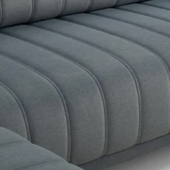 Narożniki|Werdomo Narożnik z regulowanymi zagłówkami szary CALDO II lewy