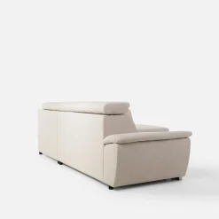 Narożniki|inny Narożnik z regulowanymi zagłówkami beżowy LUTON prawy