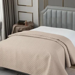 Narzuta beżowa SELINE 180x200 cm