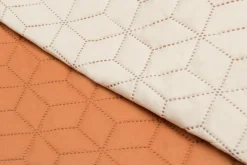 Estetica Narzuta dwustronna beżowo-ceglana ADELE 220x240 cm