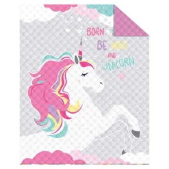 Narzuta dwustronna JEDNOROŻEC 170x210 cm