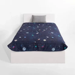 Dzieci Narzuta dziecięca kosmos ROCKET 150x200 cm