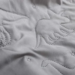 Pościel Dla Dzieci|Koce I Narzuty|inny Narzuta jasnoszara DABU DINO 140x200 cm