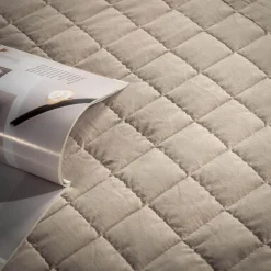 Koce I Narzuty|inny Narzuta na łóżko beżowa GISELLE 200x220 cm