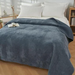 Koce I Narzuty|inny Narzuta na łóżko ciemnoszara HYPNOSE 220x240 cm