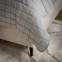 inny Narzuta na łóżko ciemnoszara GISELLE 200x220 cm