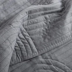 inny Narzuta na łóżko ciemnoszara TOSCA 180x200 cm