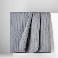 Koce I Narzuty|inny Narzuta na łóżko ciemnoszara TOSCA 220x240 cm