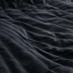 Koce I Narzuty| Narzuta na łóżko czarna NEW WAVE 220x240 cm