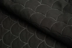 Koce I Narzuty| Narzuta na łóżko czarna NICEA 200x220 cm