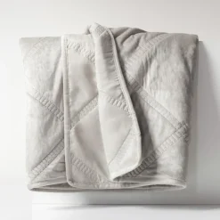 inny Narzuta na łóżko jasnoszara EMPORIA 180x200 cm