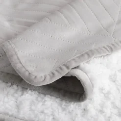 inny Narzuta na łóżko jasnoszara CALDO 220x200 cm