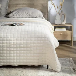 Koce I Narzuty|inny Narzuta na łóżko kremowa GISELLE 180x200 cm