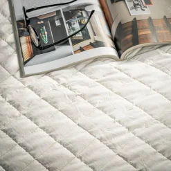 Koce I Narzuty|inny Narzuta na łóżko kremowa GISELLE 200x220 cm